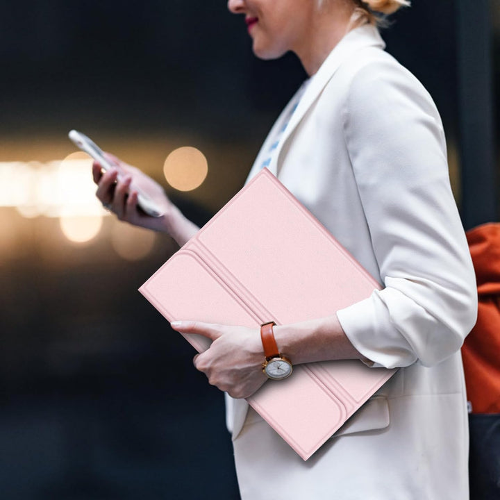 Bettdow für Samsung Galaxy Tab S9 FE/S9 2023 Tastatur Hülle, Rosa (Spanisch), Rosa