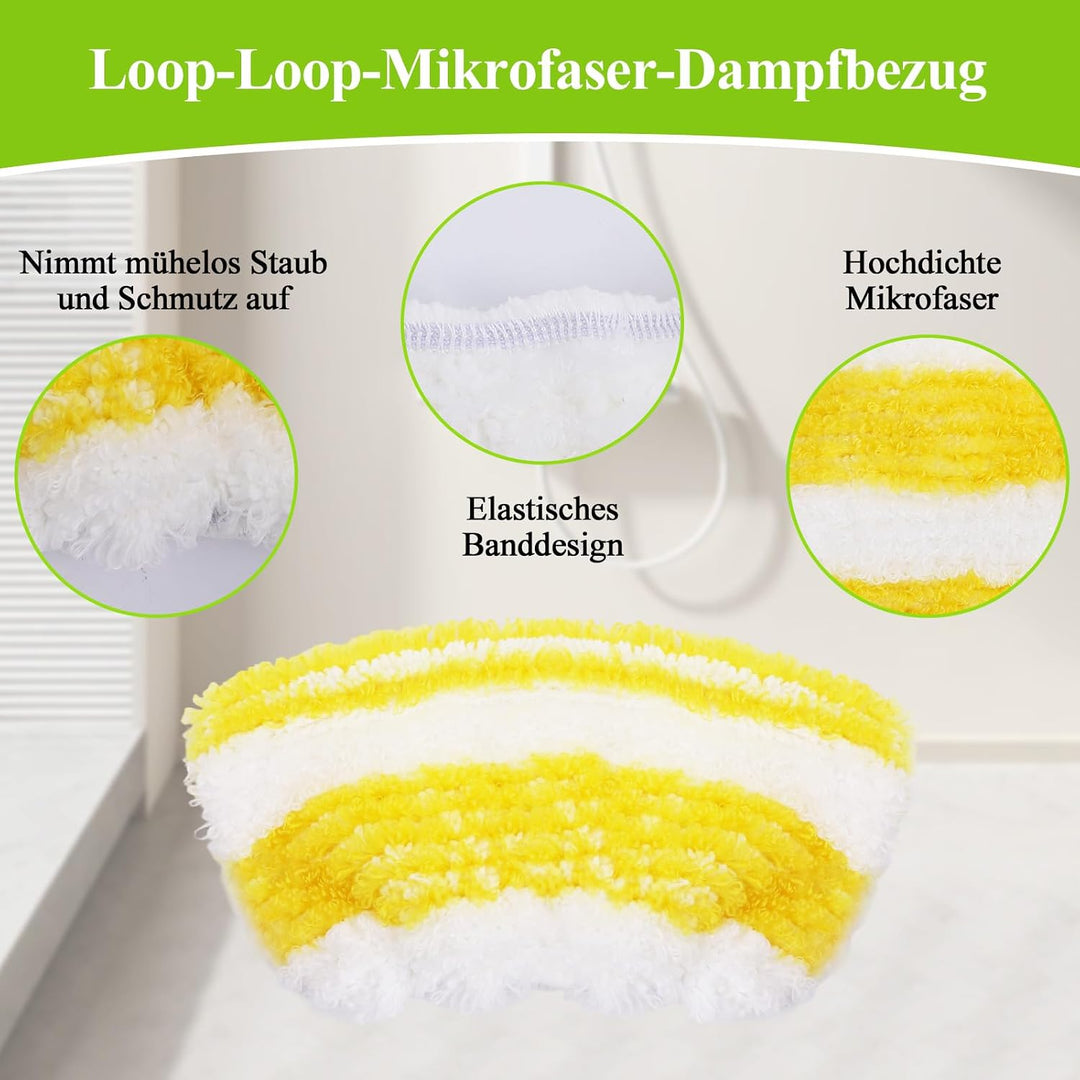 12 Stück Dampfreiniger Zubehör, Kompatibel mit Kärcher Dampfreiniger Zubehör SC1 SC2 SC3 SC4 SC5, Ru