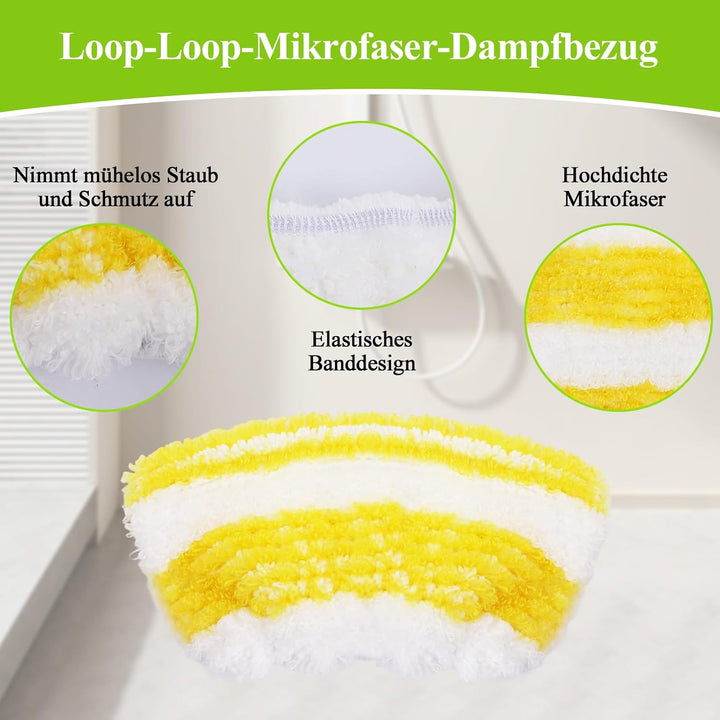 12 Stück Dampfreiniger Zubehör, Kompatibel mit Kärcher Dampfreiniger Zubehör SC1 SC2 SC3 SC4 SC5, Ru