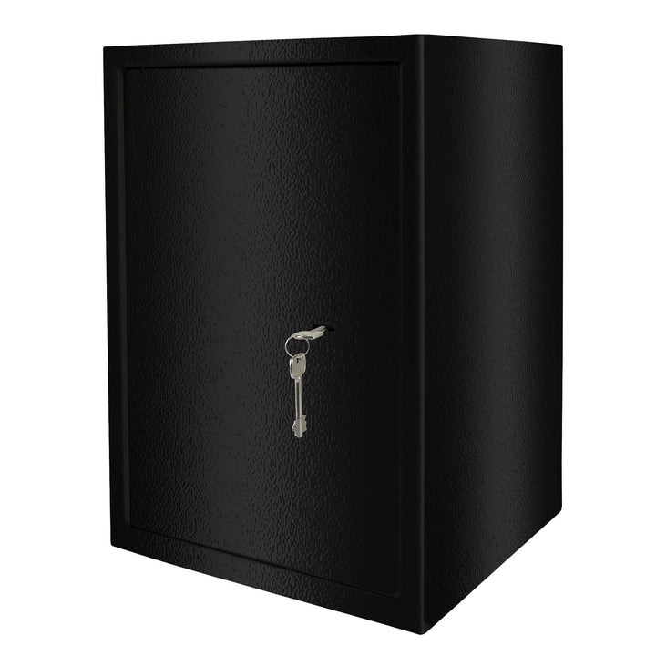 SUBTLETY 35x50x31cm Möbeltresor Abschliessbar Safe Tresor mit Doppelbartschloss und 2 Schlüssel Wand