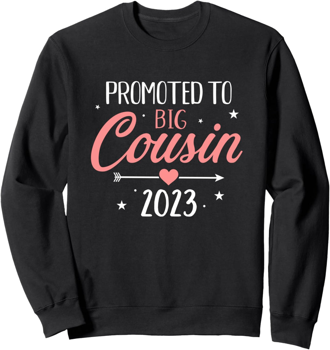 Beförderung zum Big Cousin 2023 für Schwangerschaft Ankündigung Sweatshirt