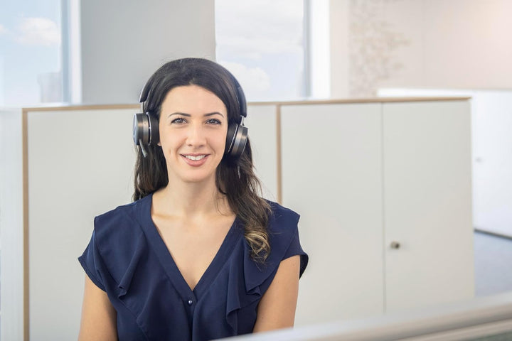 ALE AH80 Bluetooth Headset – Hybrid Active Noise Cancellation, 40ms Low Latency,Gesprächs-/Wiedergab