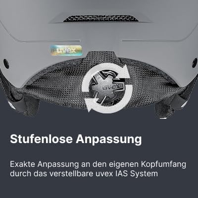 uvex Wanted Visor Visier Skihelm - Navy mat glacier - rhino matt 54-58 cm, glacier - rhino matt 54-5