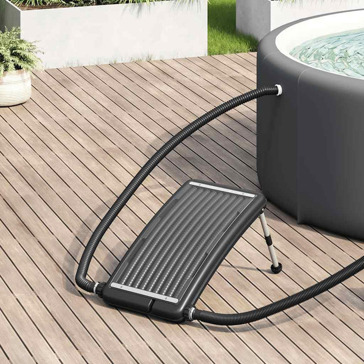 vidaXL Gebogene Solar Heizung für Pool Solarheizung Schwimmbadheizung Wärme Sonnenkollektor Poolheiz