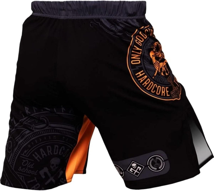 Hardcore Training Fight Shorts Kurze Hose Herren MMA BJJ Grappling Fitness Boxen Muay Thai No Gi XS