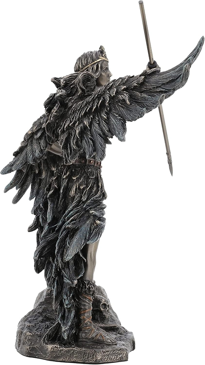 Veronese Design The Morrigan WU77827A4 Statue keltische Phantomkönigin, Göttin der Schlacht, Bronze-
