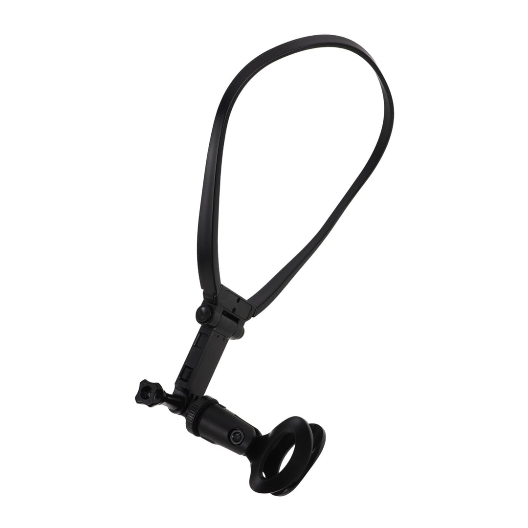 FRCOLOR Neck Hanging Microphone Holder Einstellbar Stabil für Musiker Bühnenauftritt Live Streaming