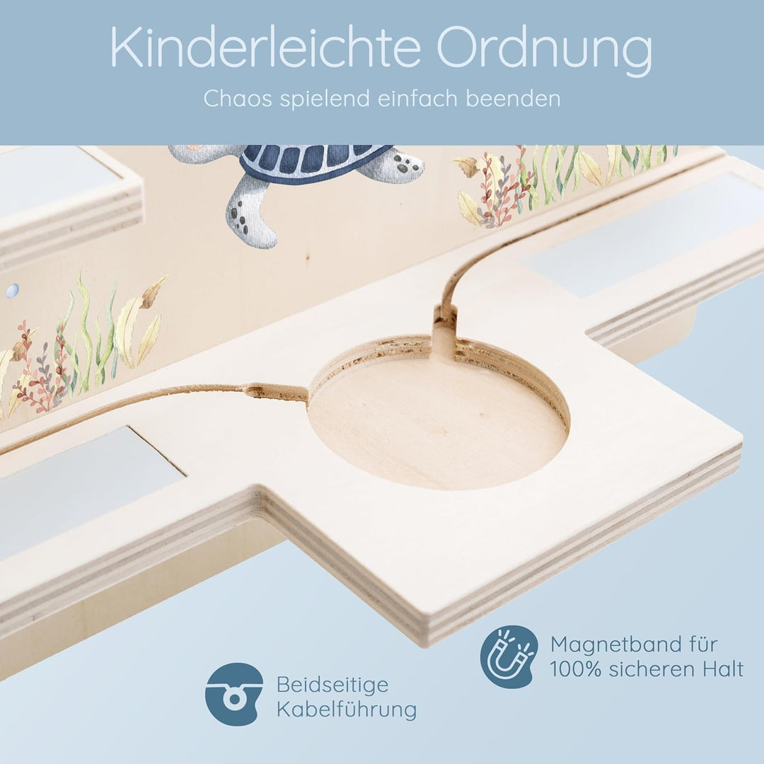 Personalisiertes Tonie Regal für Kinderzimmer - Magnetisches Toniebox Regal für Toniebox & Figuren m