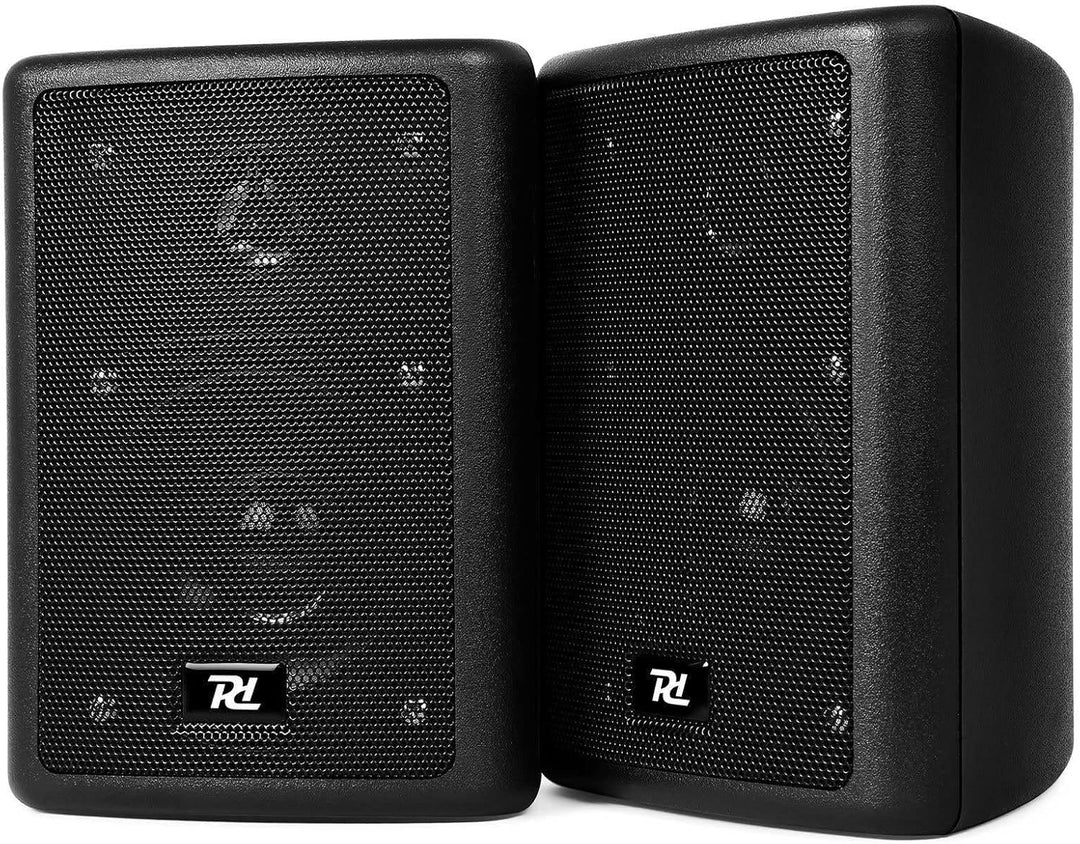 Power Dynamics ODS40B - Lautsprecher Boxen - 2er Set - 75 Watt - 2-Wege Wandlautsprecher für die Fes