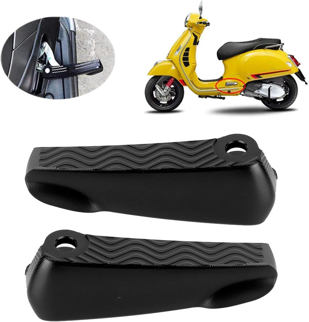 Motorrad Fussrasten, 1 Paar Motorrad Hintere Fussrasten Pedalauflage Aluminium Motorrad Klappbare Fu