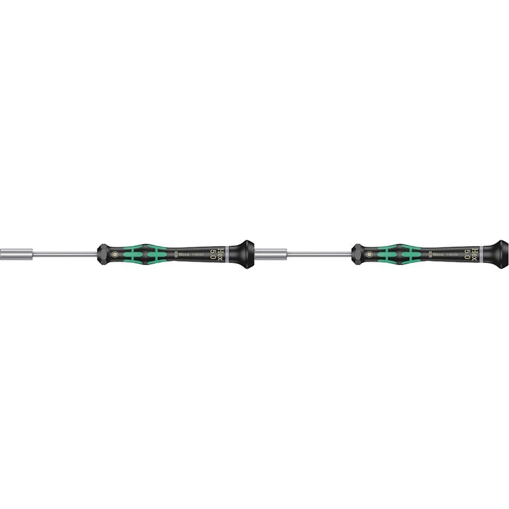 Wera 05118124001 2069 Elektroniker-Steckschlüssel, 5.0 x 60 mm (Packung mit 2) 5.0 mm x 60 mm (Packu