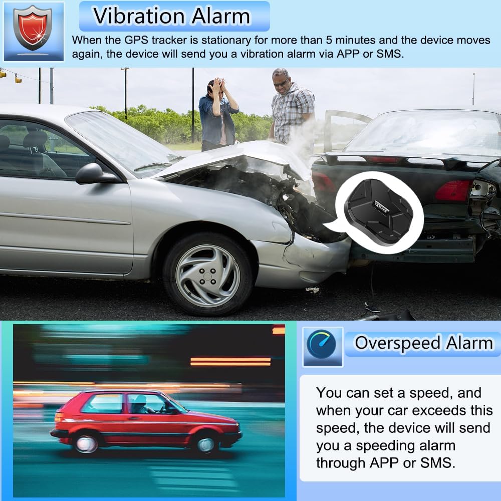 TKMARS TK905B 4G GPS Tracker 10000mAh Lange akkulaufzeit, magnetisch, wasserdicht IP67, Echtzeit-Tra