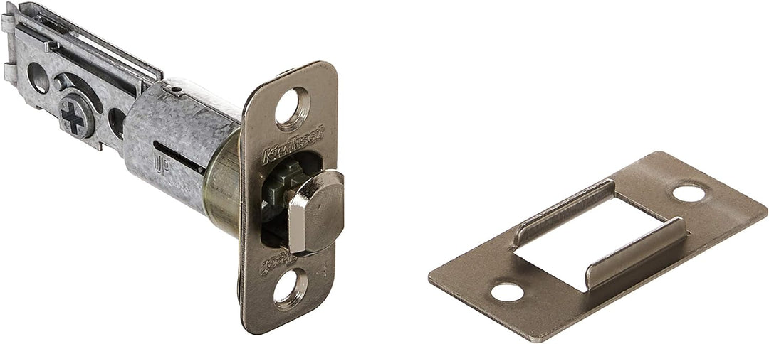 Kwikset 335 rund Bett/Bad Pocket Tür Lock in Satin Nickel Satin / Nickelfarben, Satin / Nickelfarben