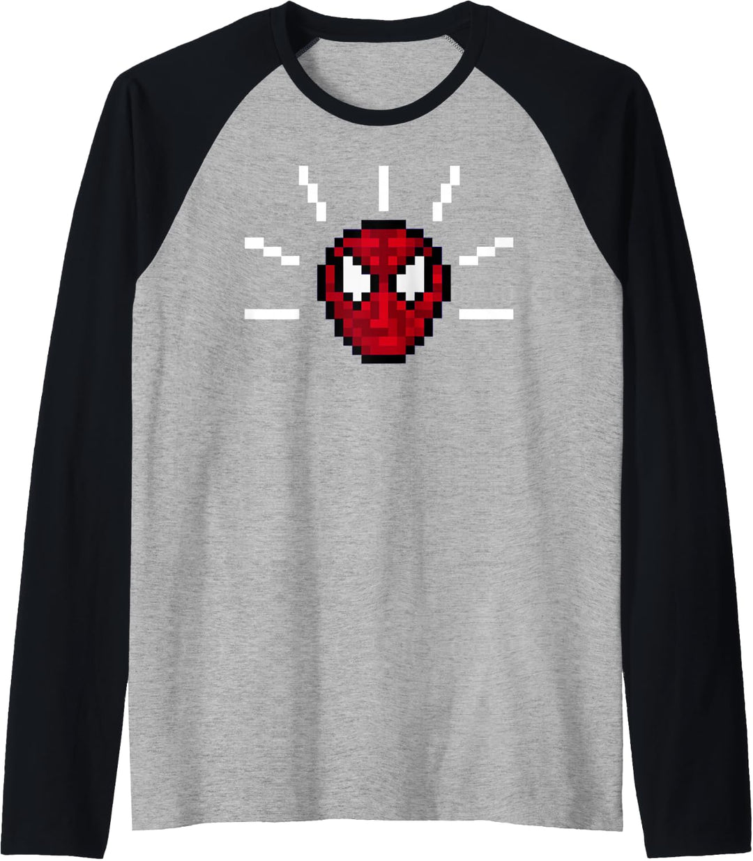 Marvel Spider-Man Pixel Spidey Sense Raglan
