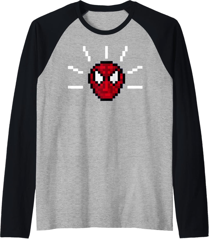 Marvel Spider-Man Pixel Spidey Sense Raglan