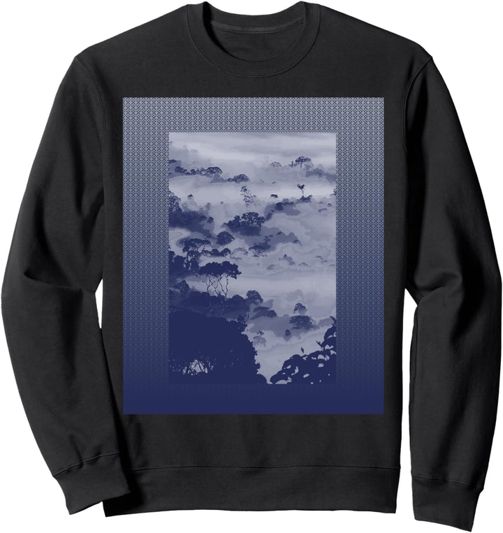 Ying and Yang Yoga Meditation Mental Peace Japanische Zeichnung Sweatshirt