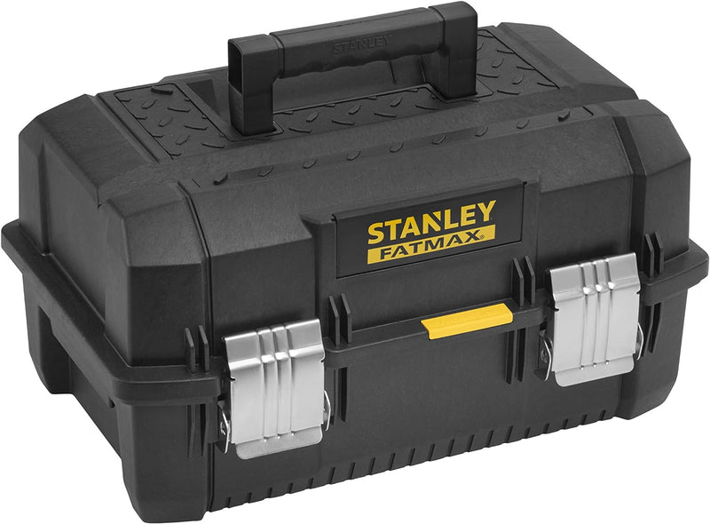 Stanley FatMax Cantilever Werkzeugbox (18 Zoll, 46 x 32 x 24 cm, Koffer für Werkzeuge, Box mit ausla