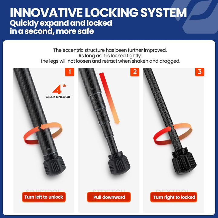 Fotopro X-Aircross 3 Video 151 cm leichtes Reise-Kamera-Stativ mit Fluid-Kopf 1.07 KG ultraleichtes
