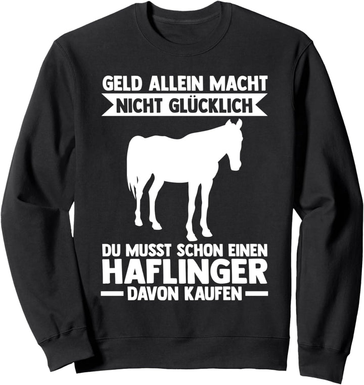 Reitstall Pferd Haflinger Reiten Pferde Sweatshirt