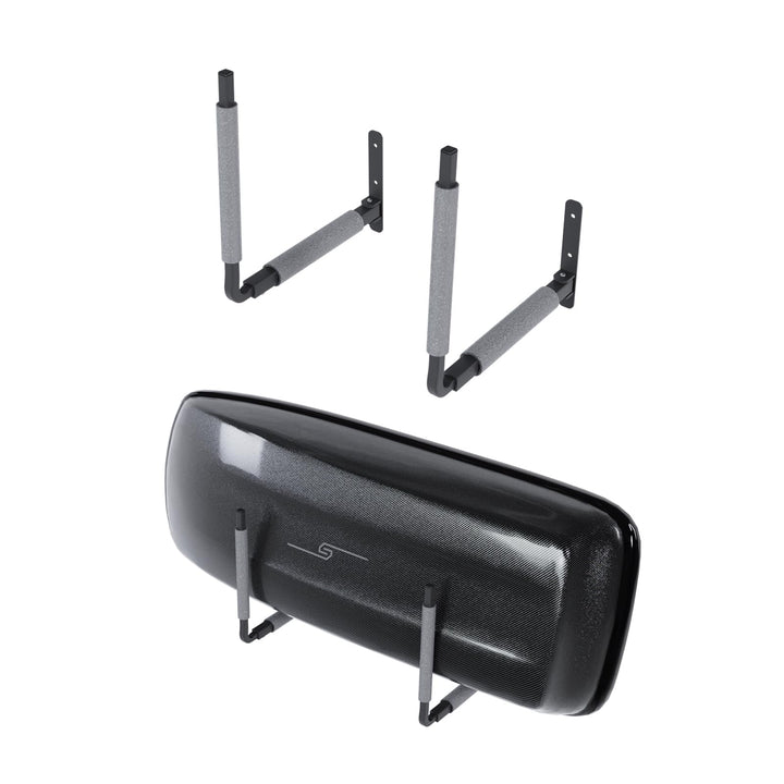 Dachbox Verstellbarer Wandhalter 33-57 cm BOX1 grau zur Aufbewahrung von Dachkoffer Gartengeräte Ski