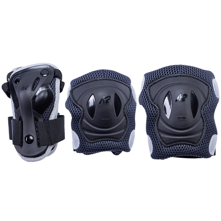 K2 Skates Unisex Inline Skate K2 PERFORMANCE PAD SET SLIM, mit Handgelenkschoner, Ellenbogenschoner