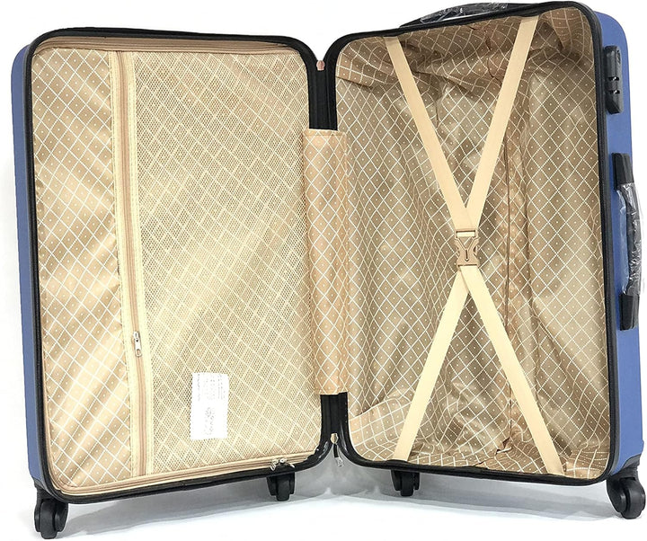 CELIMS Koffer für mittelgrosse Kabine, gross, mit oder ohne Kosmetiktasche – französische Marke Blau