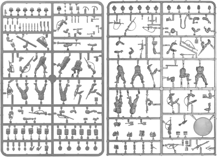Bolt Action Starter Set - 28 mm Strategiespiel 28 mm für 2 oder mehr Spieler mit Miniaturen Warlord