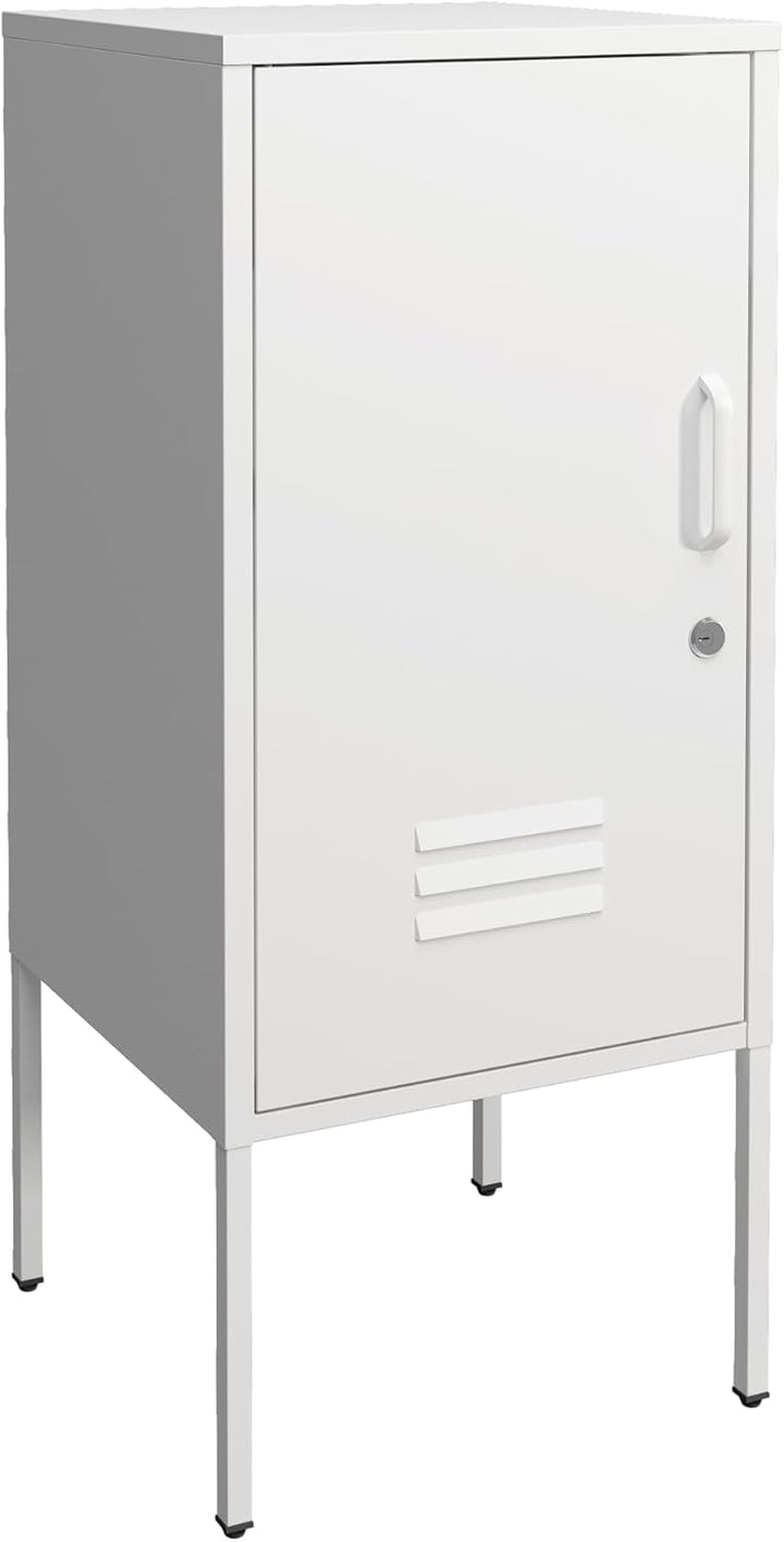 [en.casa] Nachtschrank Hausjärvi Nachttisch 82 x 35 x 35 cm Nachtkästchen Beistelltisch mit 1 Tür Me