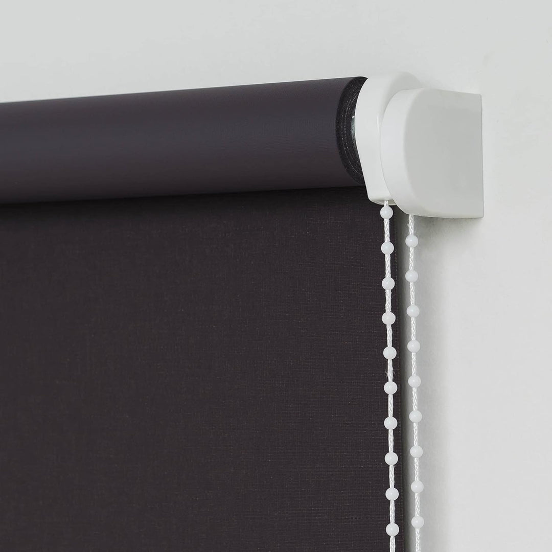 Liedeco® Rollo, Fenster Rollo, Kettenzug-Rollo / 92 x 180 cm (Breite x Höhe), Cappuccino/Verdunkelnd