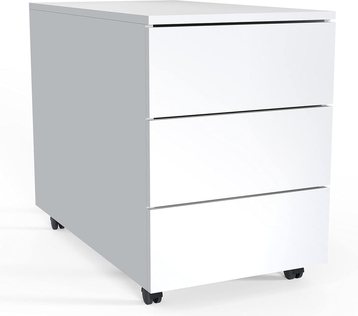 VCM Rollcontainer | Beistellcontainer mit Schubladen |Masse ca. H. 55 x B. 39 x T. 70 cm | Büroconta