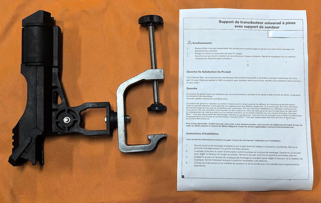 Rutenhalter Doppelpack, Fischerboot/Boot Ruten-Halter 360 Grad Verstellbarer grosser Klemmöffnung, A