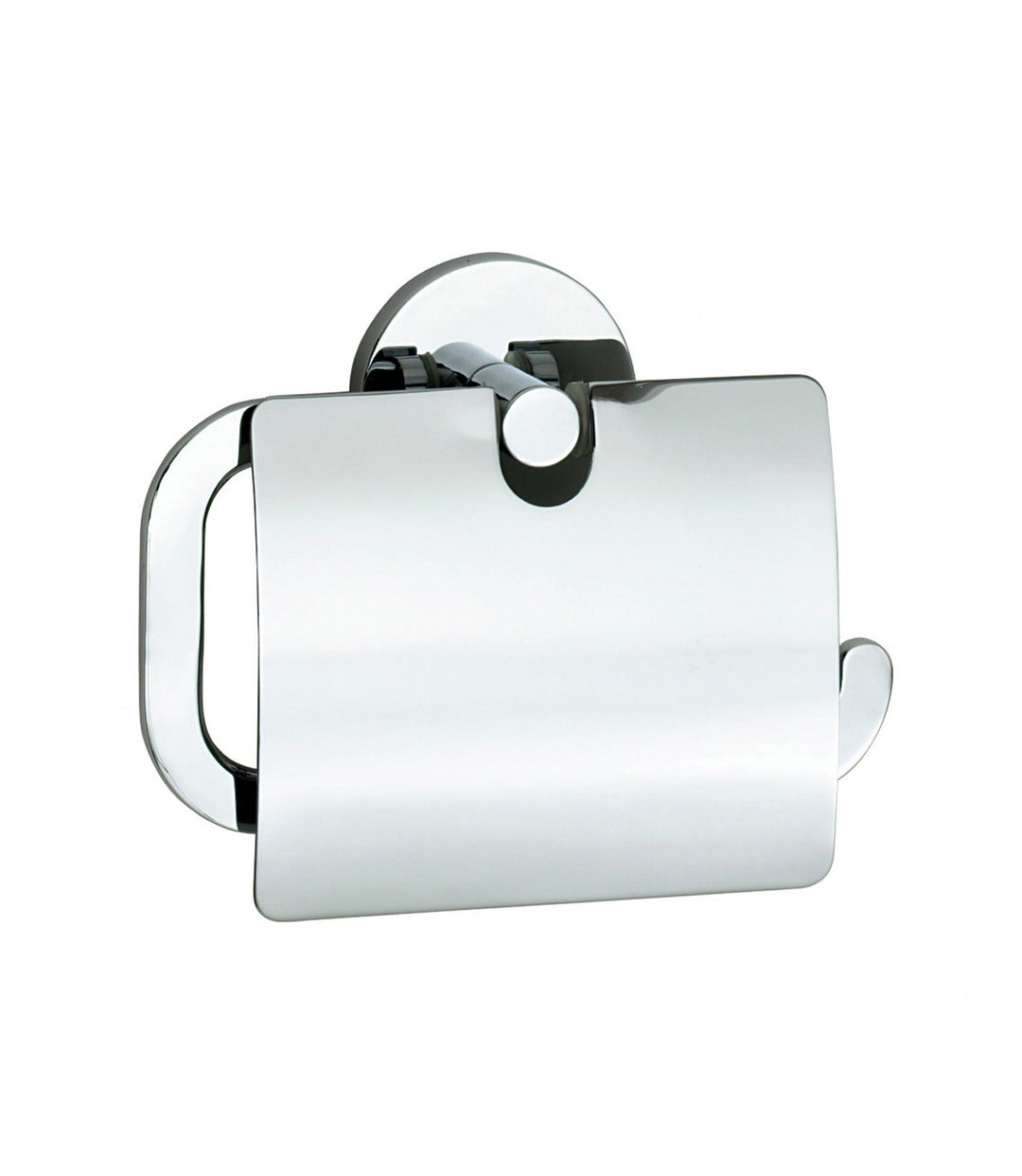 SMEDBO LK3414 Toilettenpapierhalter Loft mit Deckel, Messing, silber