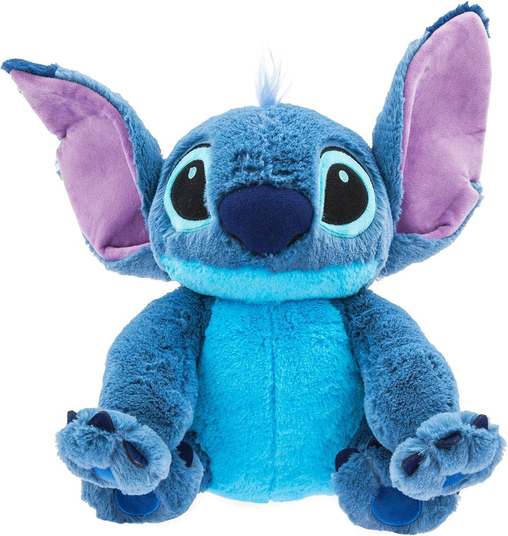 Disney Store Stitch Offizielles mittelgrosses Kuscheltier für Kinder, 38 cm, Kuscheltier mit Sticker