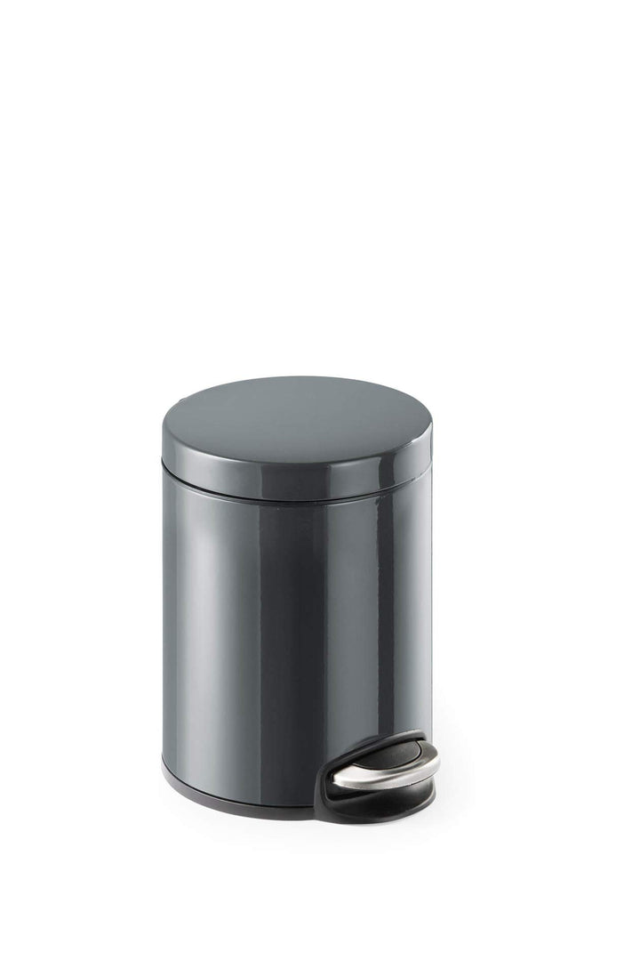 Durable Treteimer Metall rund 5, mit Absenkautomatik und herausnehmbaren Inneneimer 5 L, 1 Stück, 34