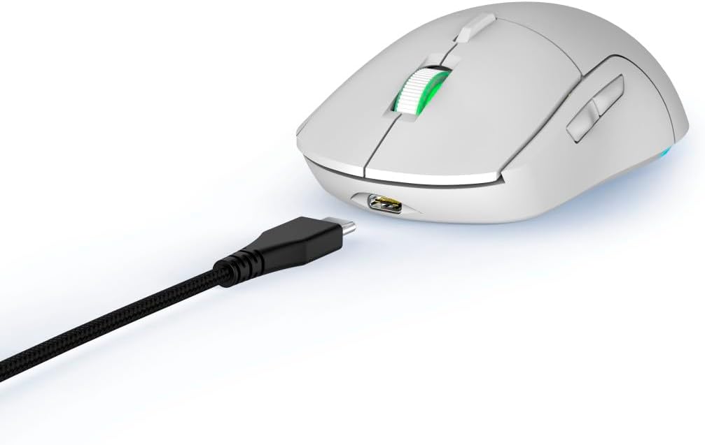 uRage Gaming-Maus mit Kabel „Reaper 250“ (Rainbow LED, ultra leicht, Rechtshänder, 6 programmierbare
