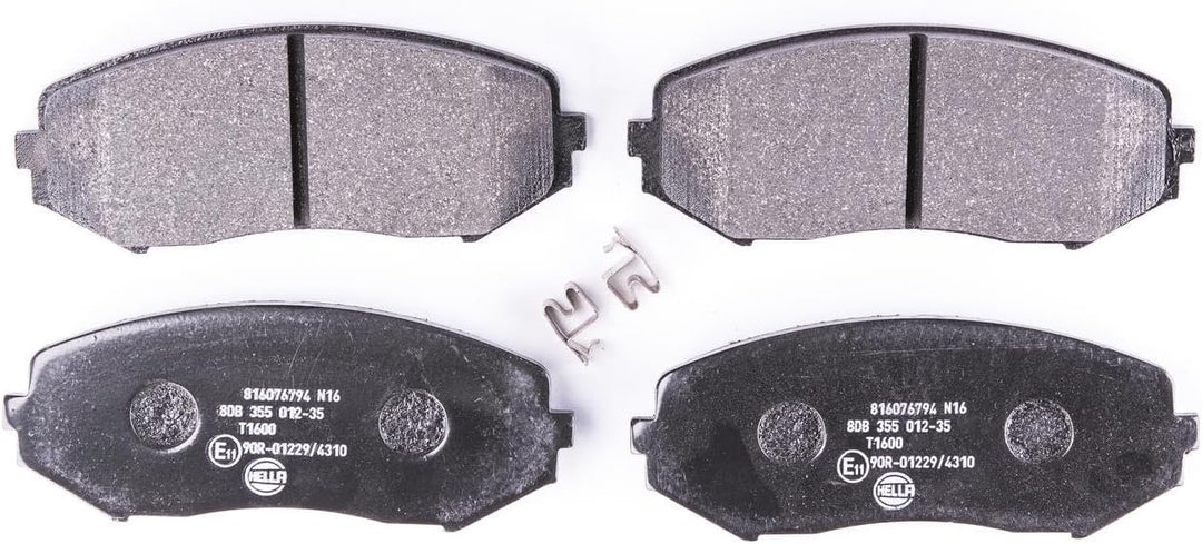 HELLA PAGID 8DB 355 012-351 Bremsbelagsatz - T1600 - Dicke/Stärke: 17mm - Bremssystem: Tokico - mit