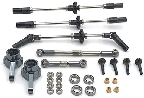 Iegefirm Upgrade der ZahnräDer der StahlzahnradbrüCke für B14 B24 C14 C24 C34 C44 B16 B36 1/16 RC Au