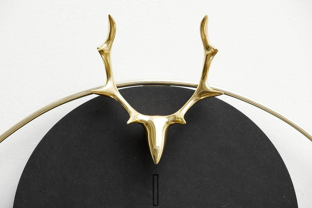 ONZENO Design Wanduhr 'The Dark Sky.' ohne Tickgeräusche