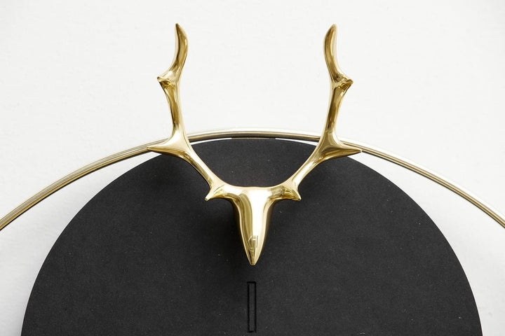 ONZENO Design Wanduhr 'The Dark Sky.' ohne Tickgeräusche