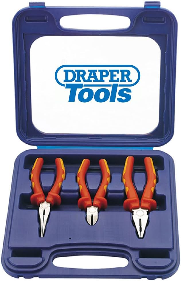 Draper Expert 69288 Isolierte VDE-Zangen, 3er-Set