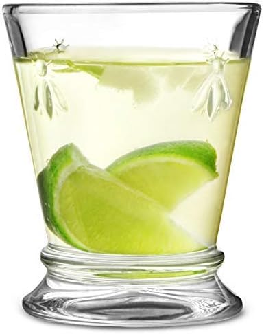 La Rochère Wasserglas Biene Klar 260 ml - 1 Glas - schöne Trinkglas Glas mit einzigartigen Look