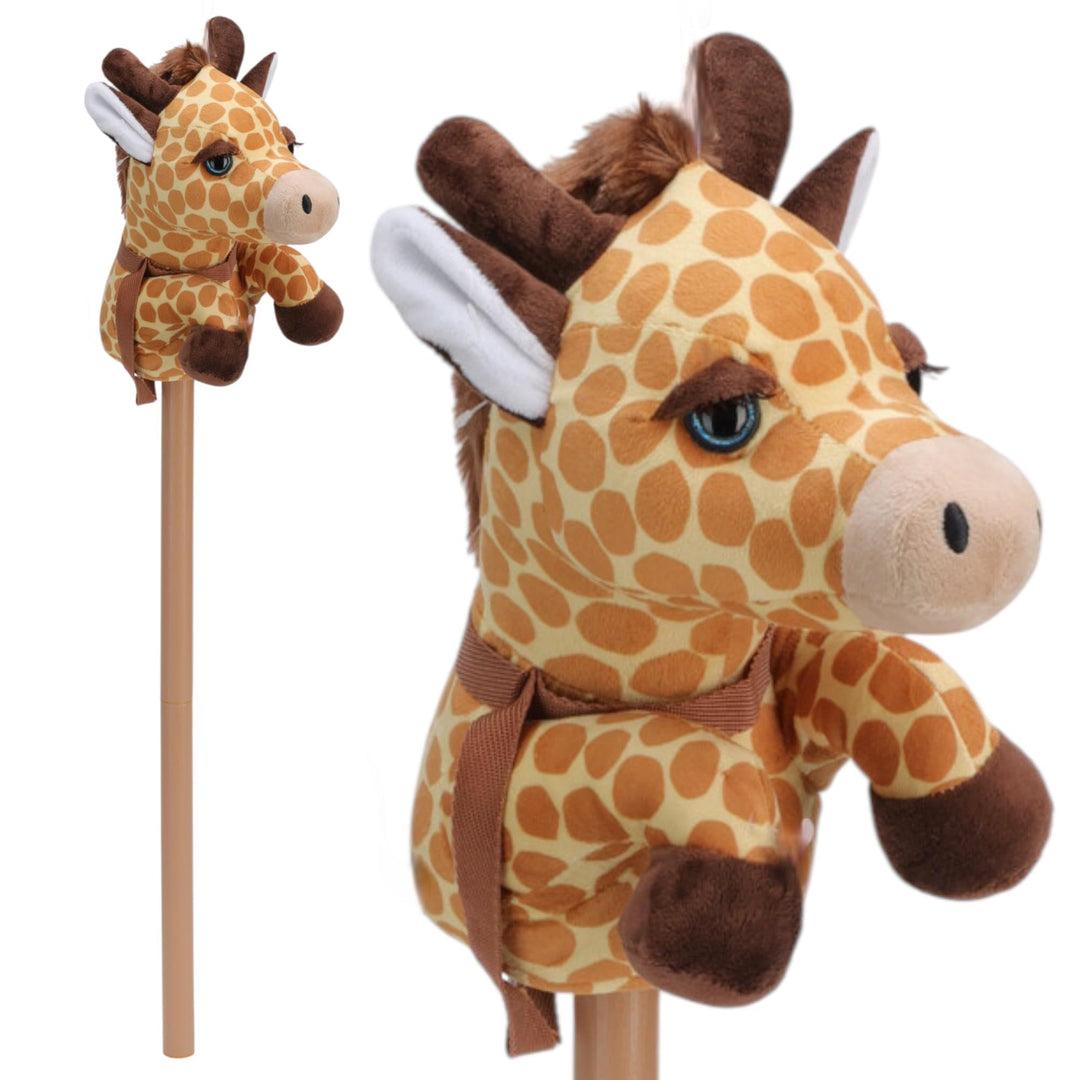 MIJOMA Hobby Horse – Steckenpferd aus weichem Plüsch – Ideal für Hobby Horsing & Rollenspiele – Hoch