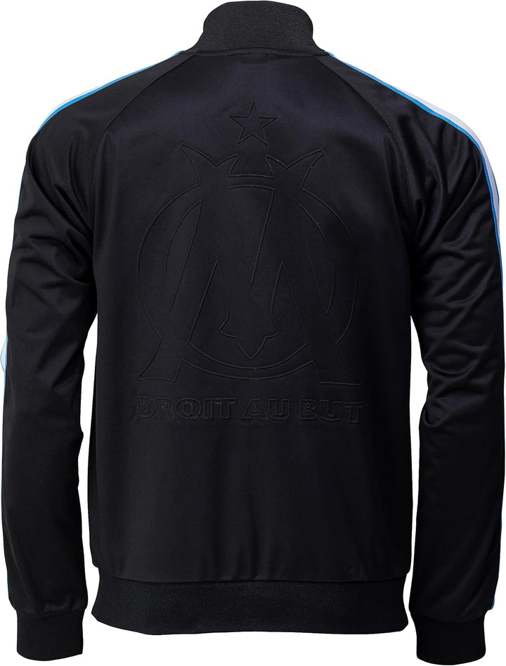 OLYMPIQUE DE MARSEILLE Fanjacke OM - Offizielle Kollektion S Schwarz, S Schwarz