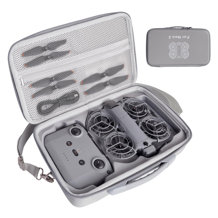 Hülle für DJI Neo 2 Fly More Combo, Aufbewahrungs Tragetasche für DJI Neo 2 Zubehör, PU Material, mi