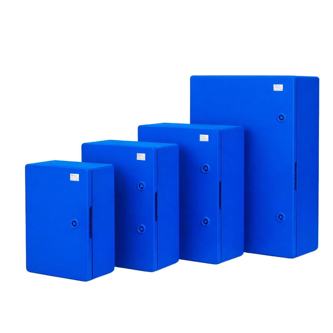 BOXEXPERT® Verteilerkasten aussen wasserdicht [ABS Kunststoff IP65 Gehäuse] blau (Serie Fleet) 300x2