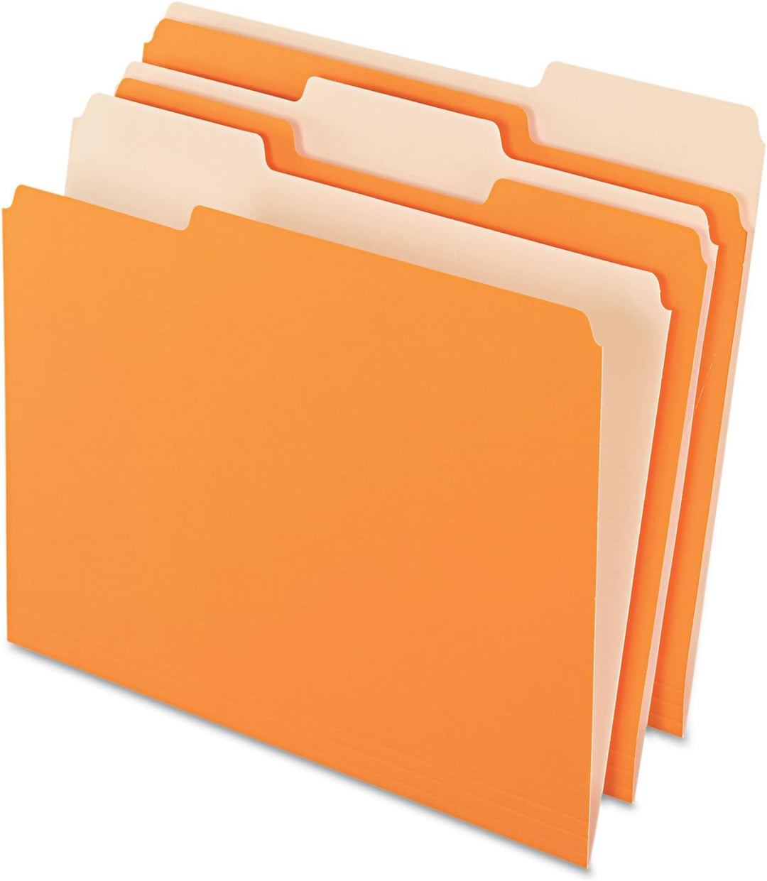 Pendaflex zweifarbige Aktenordner Size: 100 per box Orange, Orange