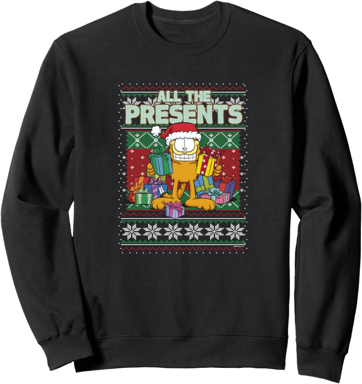 Garfield All The Presents Christmas Sweater Sweatshirt