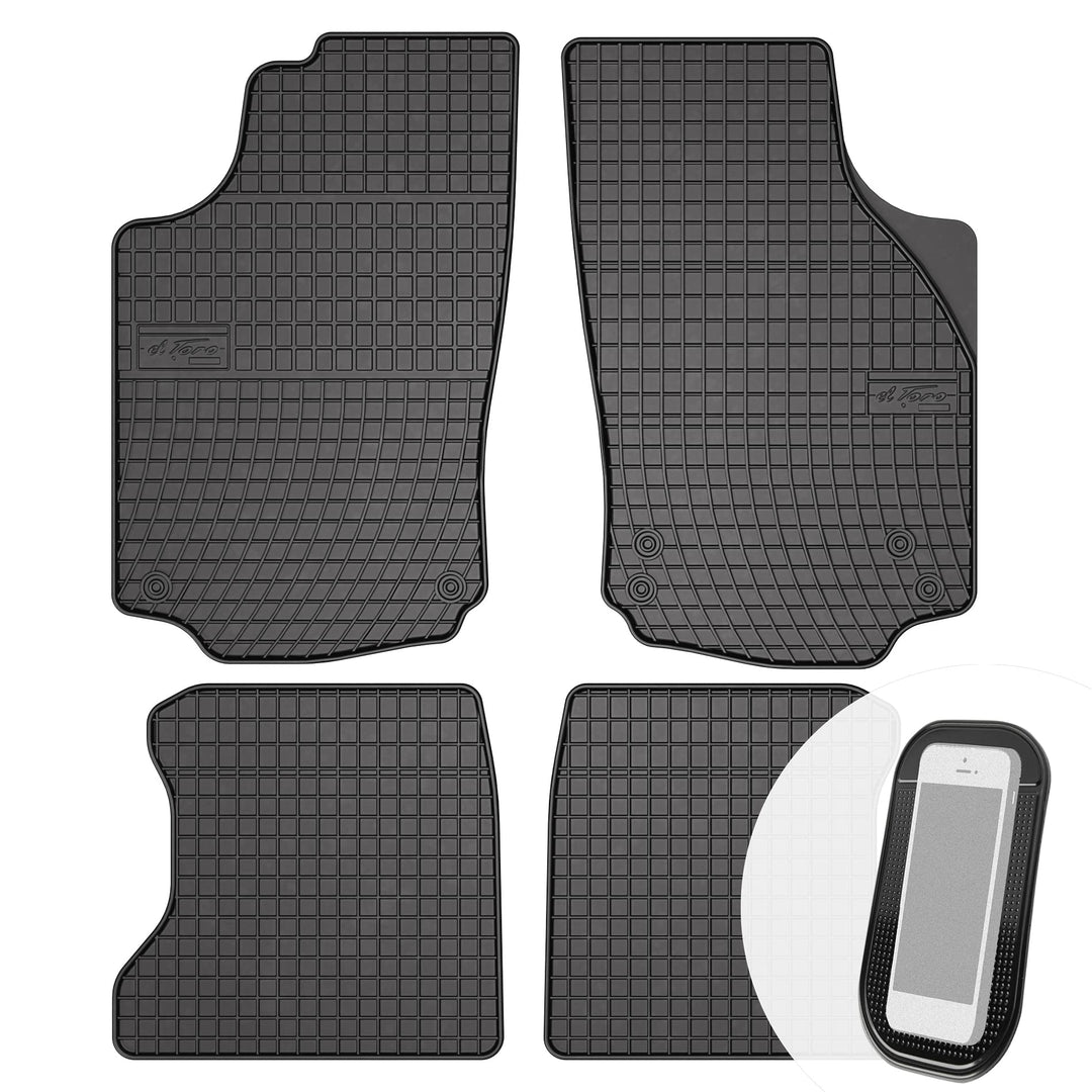 Gummimatten Auto Fussmatten Gummi Automatten Passgenau 4-teilig Set - passend für Opel Combo C 2001-