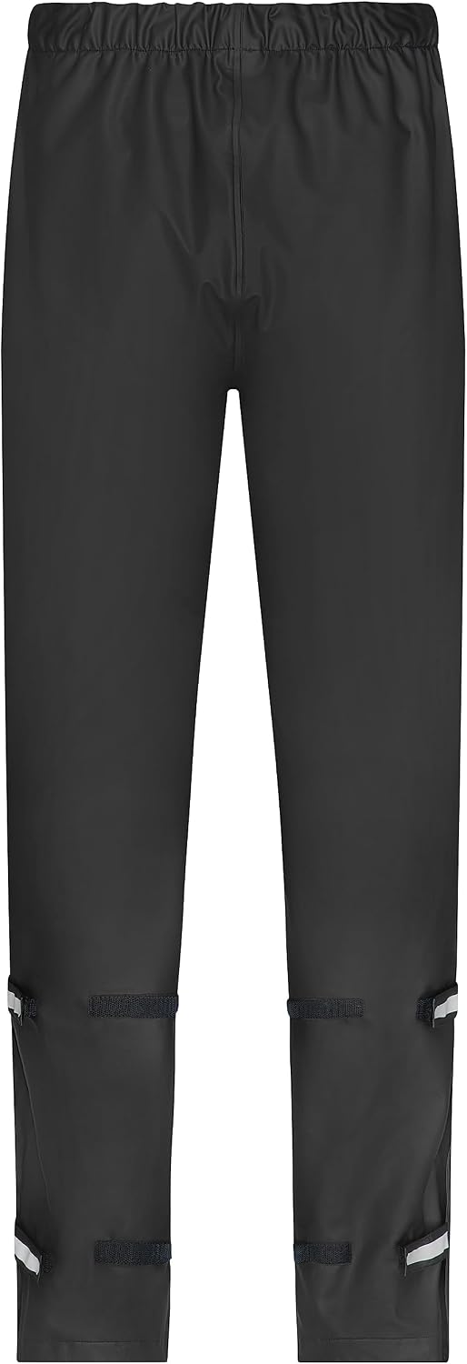 James &amp; Nicholson Workwear Regenhose - Praktische Regenhose zum Überziehen 64 Schwarz, 64 Schwarz