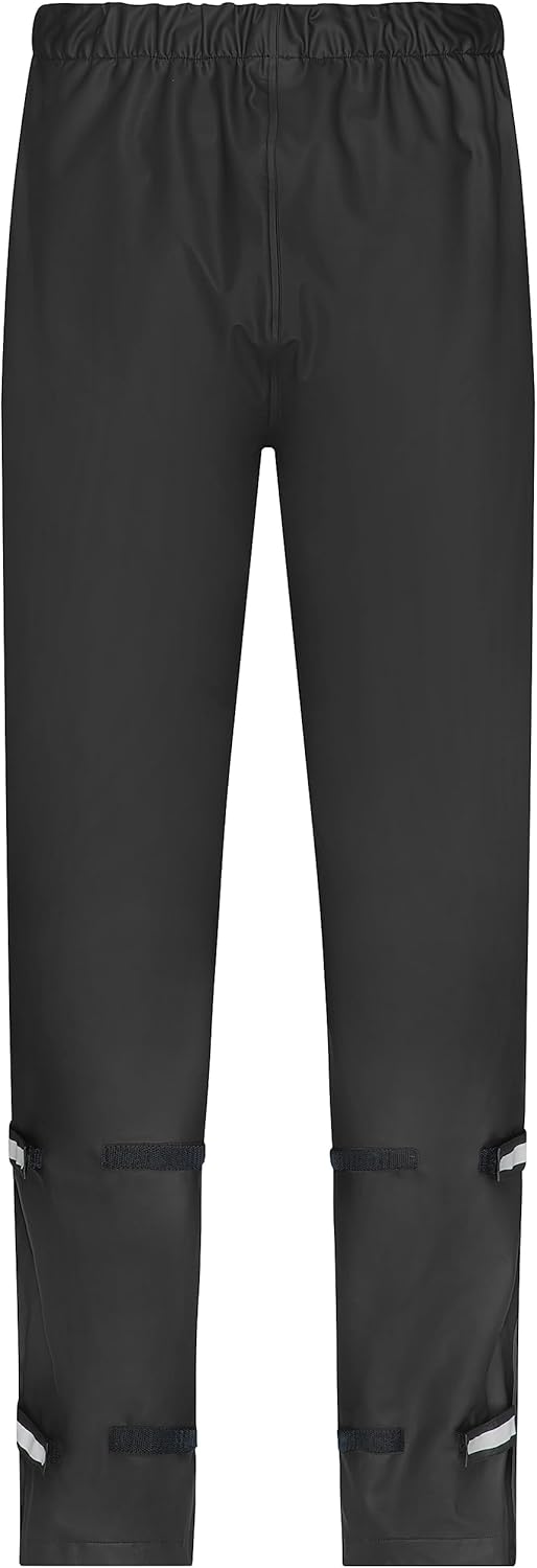 James & Nicholson Workwear Regenhose - Praktische Regenhose zum Überziehen 68 Schwarz, 68 Schwarz